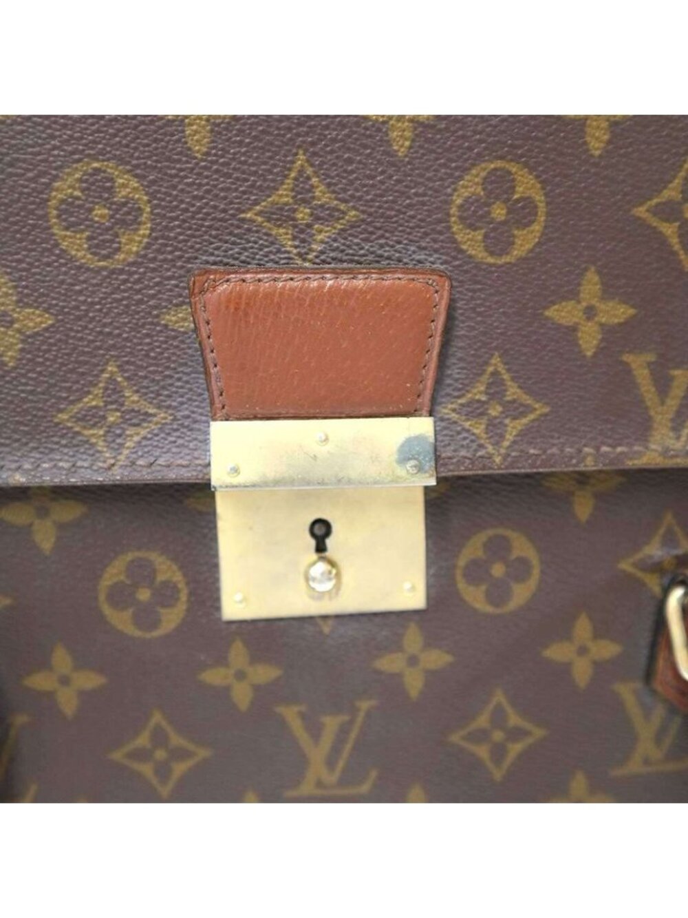 Louis Vuitton Vintage Monogram Briefcase Brown - Picture 7 of 9
